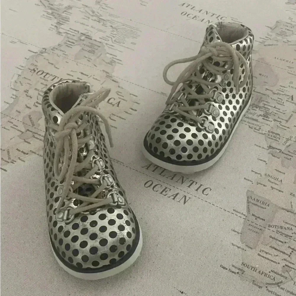 AKID Polka Dot Boots Size 7